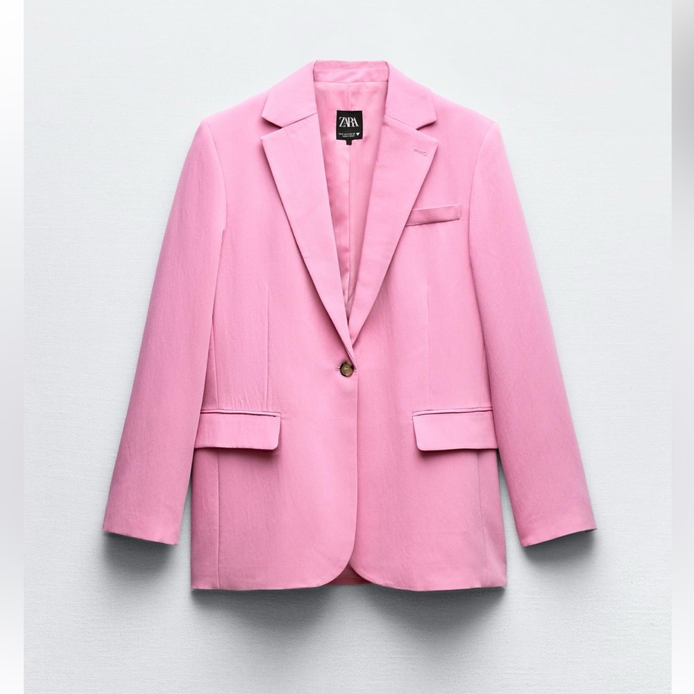 Zara set straight cut blazer and pleated pants - Picture 6 of 9